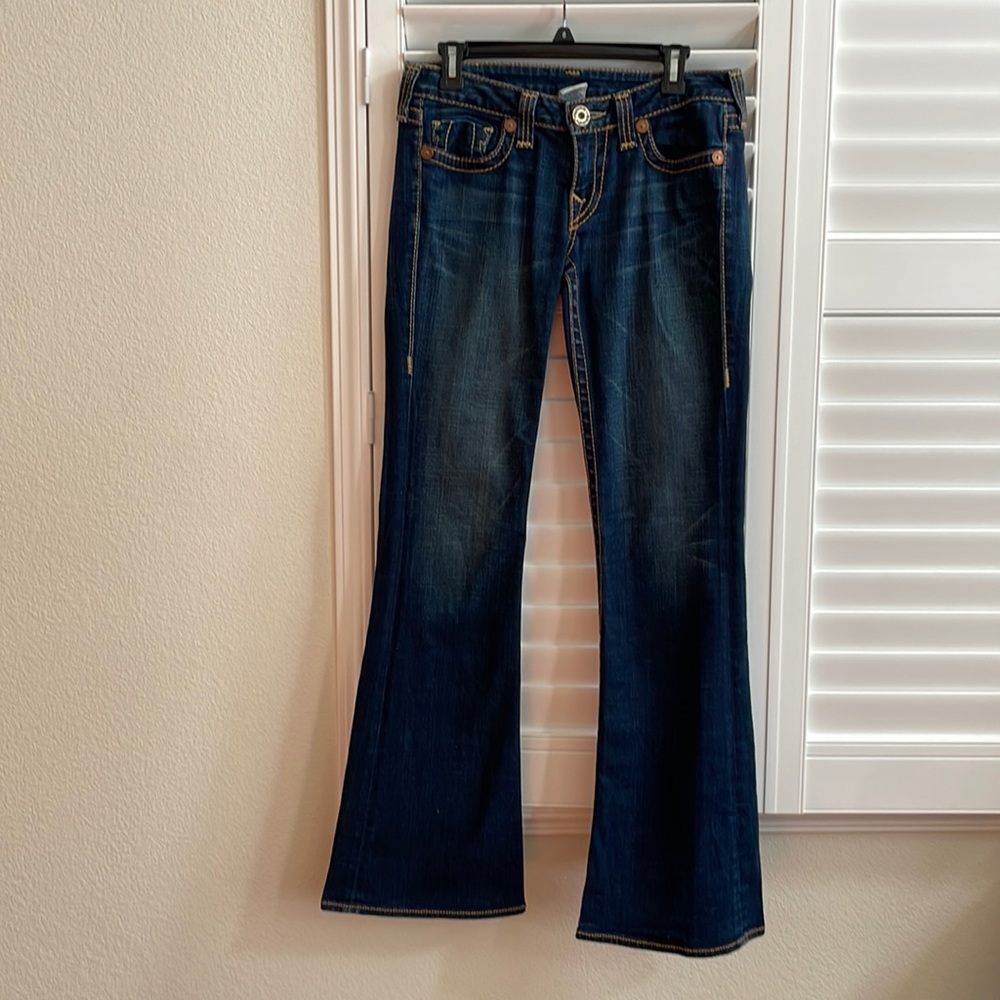 True Religion wide leg jeans
